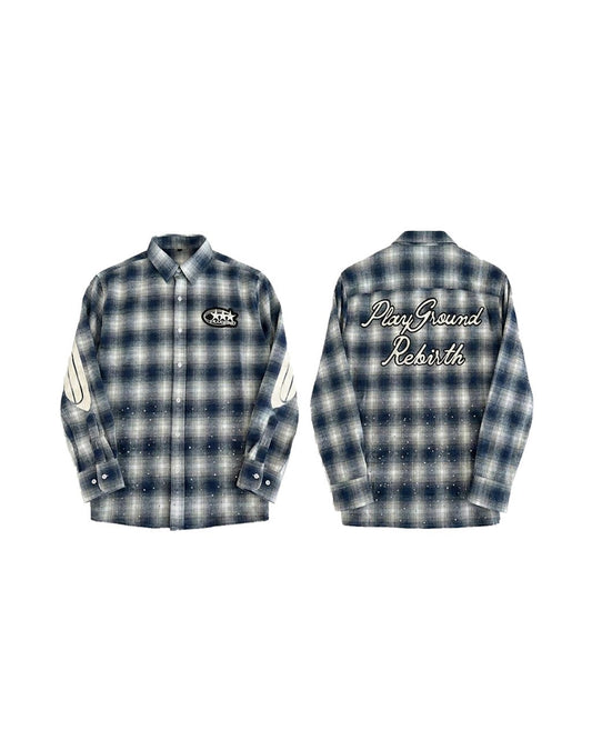Rebirth Flannel Plaid - Blue