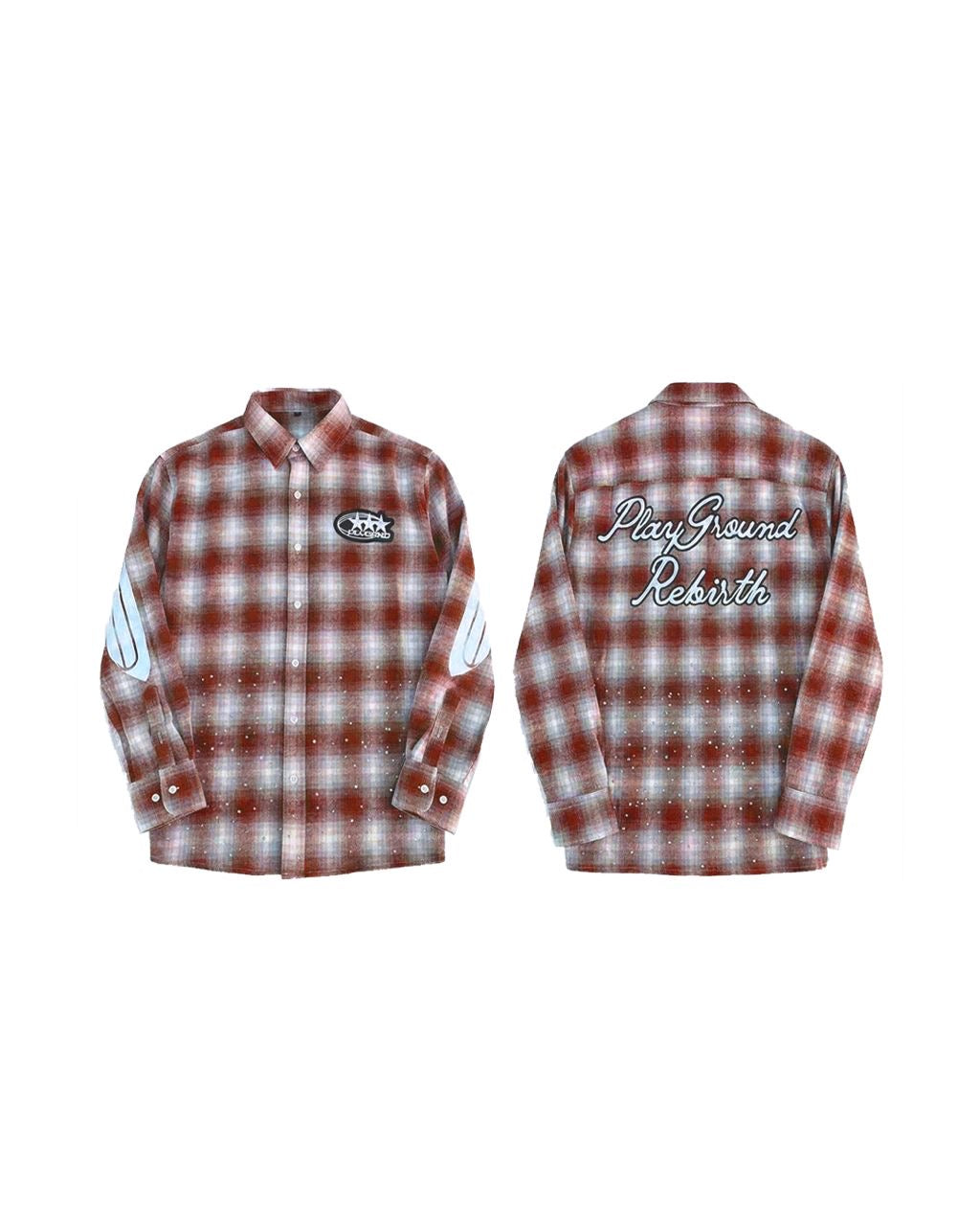 Rebirth Flannel Plaid - Orange